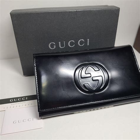 gucci 黒 財布|gucci bag.